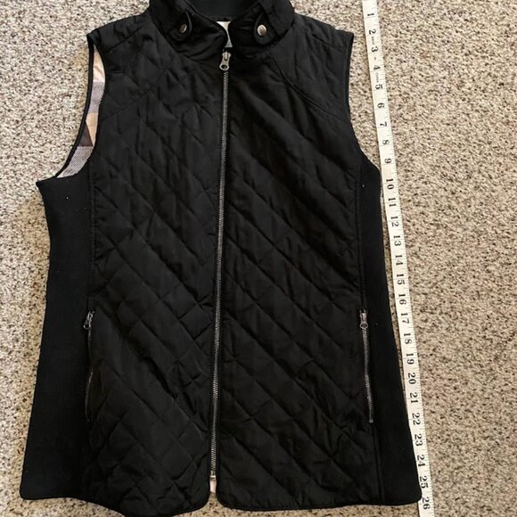 Market & Spruce women's black quilted vest, size M - Picture 10 of 10